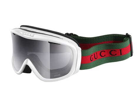 gucci ski goggles white.